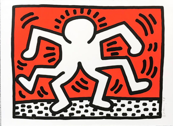 Keith Haring, DOUBLE MAN, 1986