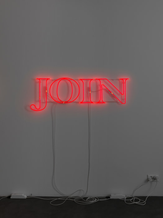 Mitchell Anderson, Join (Untitled (Join) (Felix Gonzalez-Torres/ Michael Jenkins, 1990)), 2020