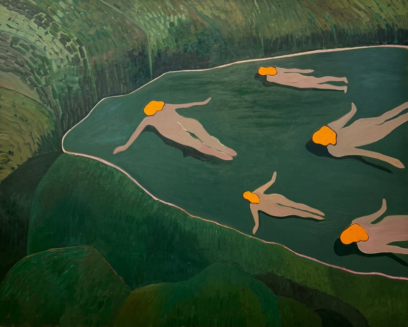 Alexandra Valenti, Swimmers at Fantasy Island, 2025