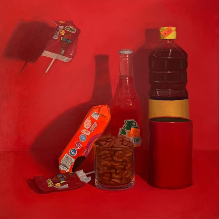Audrey Rodriguez, Levitation in Red, 2024