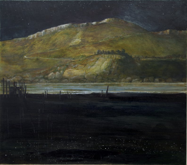 Hans Benda, Moonlight Black Beach, 2020