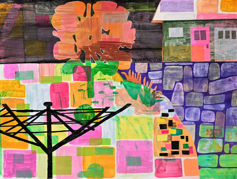 Carolyn Swiszcz, Backyard (Clothesline), 2023