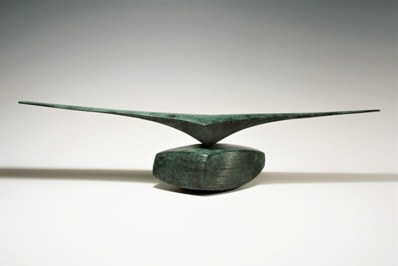 Antonia Salmon, Bronze Winged Form, 2021
