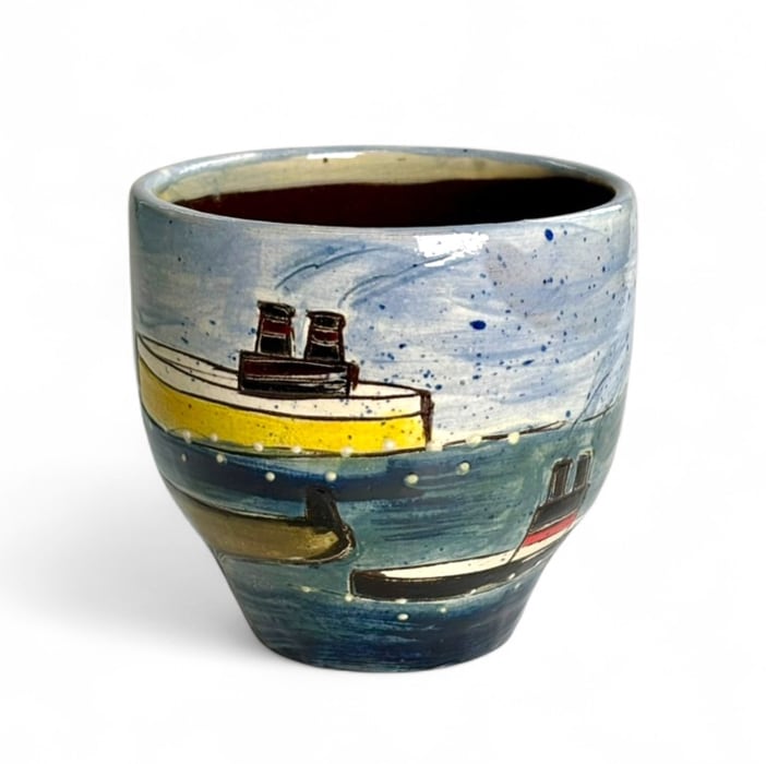 Anne Barrell, Shipping Lane - Tea Bowl, 2025