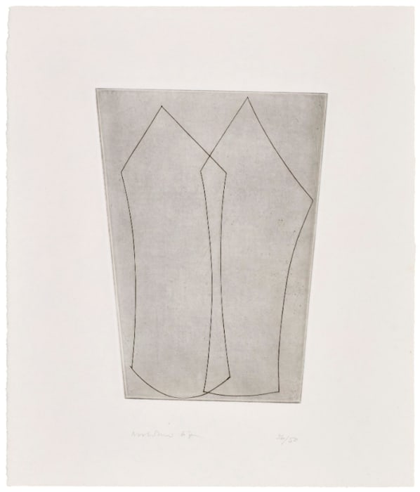 Ben Nicholson OM, Two Turkish Forms (Lafranca 59), 1967