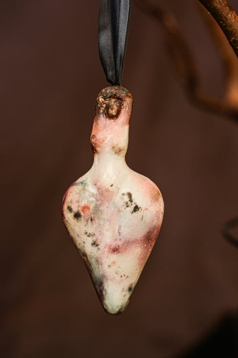 Rhiannon Petrucci, 'Domnu' (The Goddess of Cornwall) – Earth Mother hanging statuette, 2025