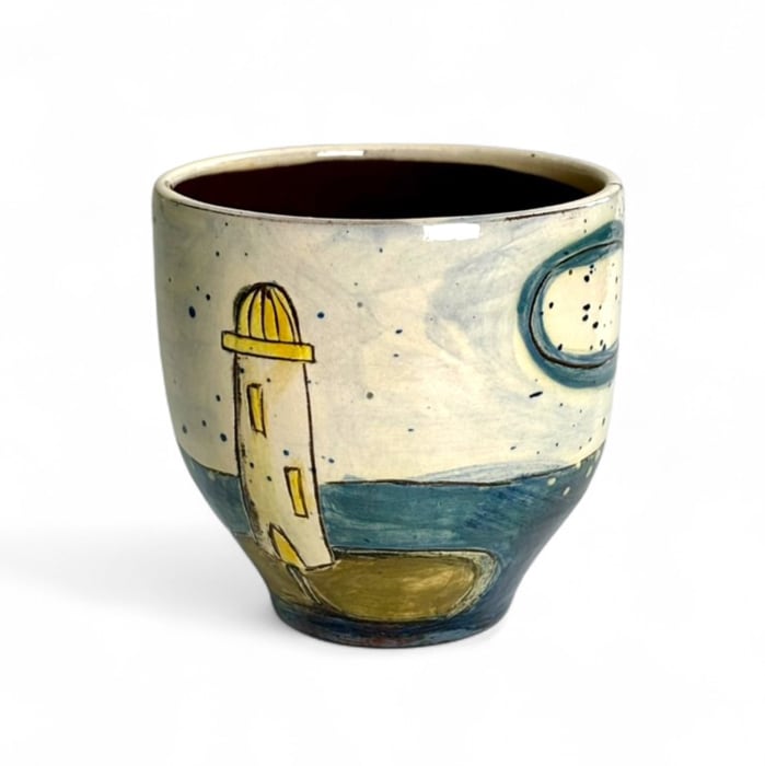Anne Barrell, Cloud and Lighthouse - Tea Bowl, 2025