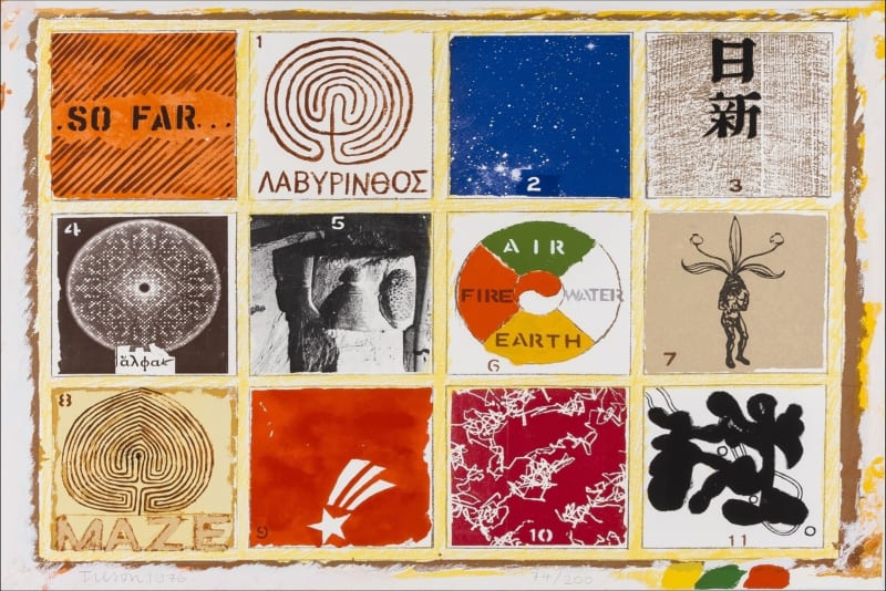 Joe Tilson RA, So Far, 1976