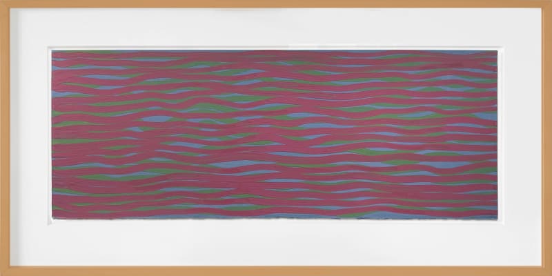 Sol Lewitt, Horizontal Lines In Color (More Or Less), 2003