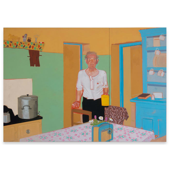Patricia Patterson, Pat with Cigarette and Yellow Jug, 1986