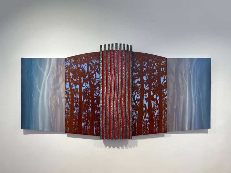 Peter Usher, Self Portrait with the Ancestors, 2024