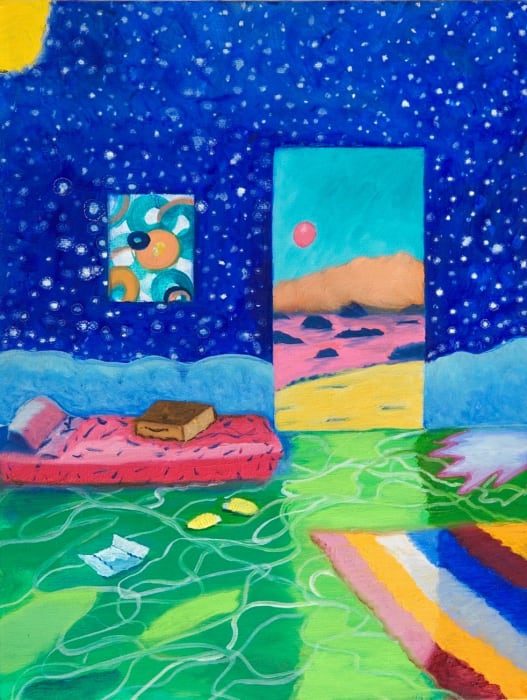 Fares Thabet, While my eyes go looking for flying saucers in the sky, 2023
