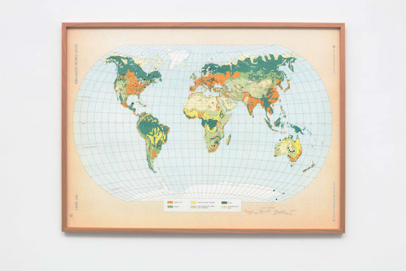 Elena Damiani, World map of circular depressions (2/3), 2016