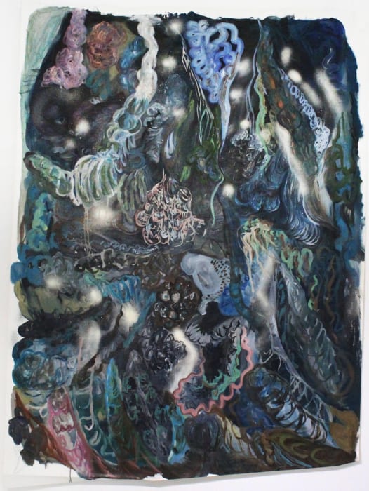 Chudamani Clowes, Tentacle Painting, 2018