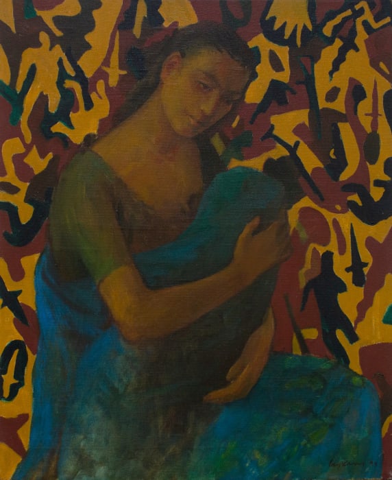 Chandraguptha Thenuwara, Mother and Child , 1999