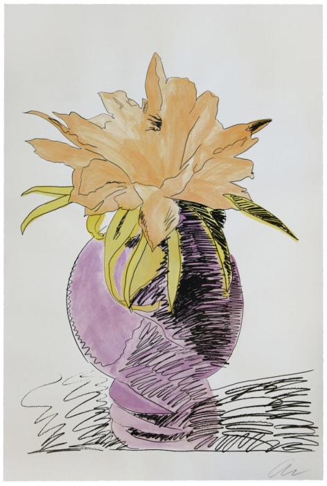 Andy Warhol, Flowers (Hand-Colored) (F & S II.114), 1974