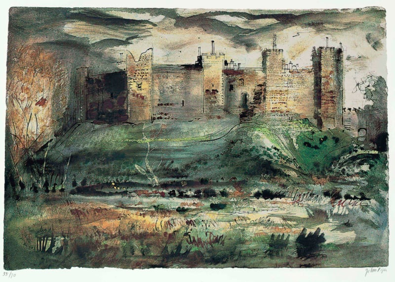 John Piper CH, Framlingham Castle, 1971