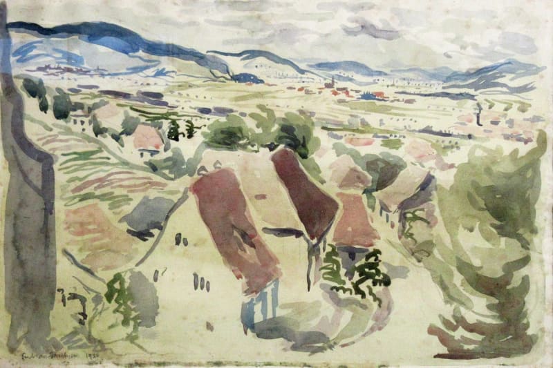 Julian Trevelyan RA, 1930's Landscape