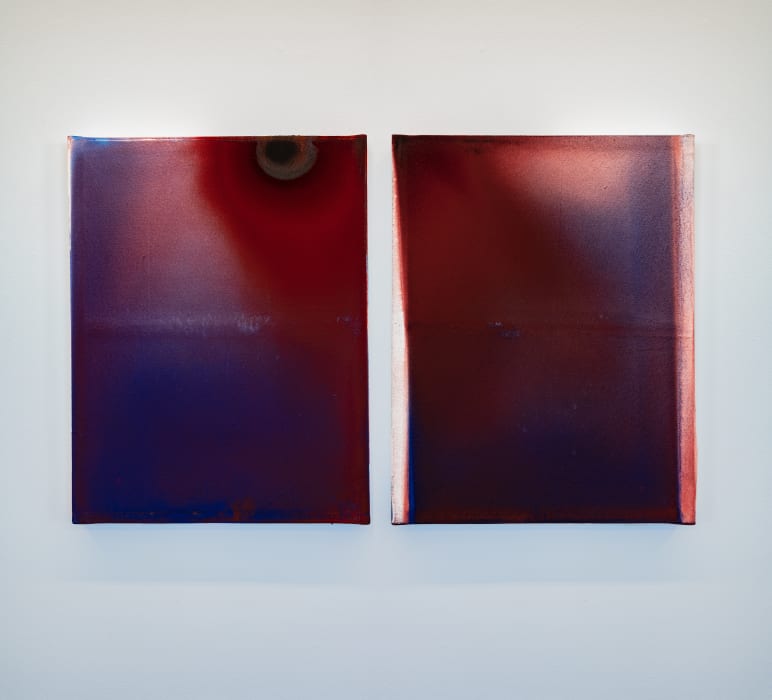 Jeremy Everett, Avenue K Flare Diptych #4, 2021