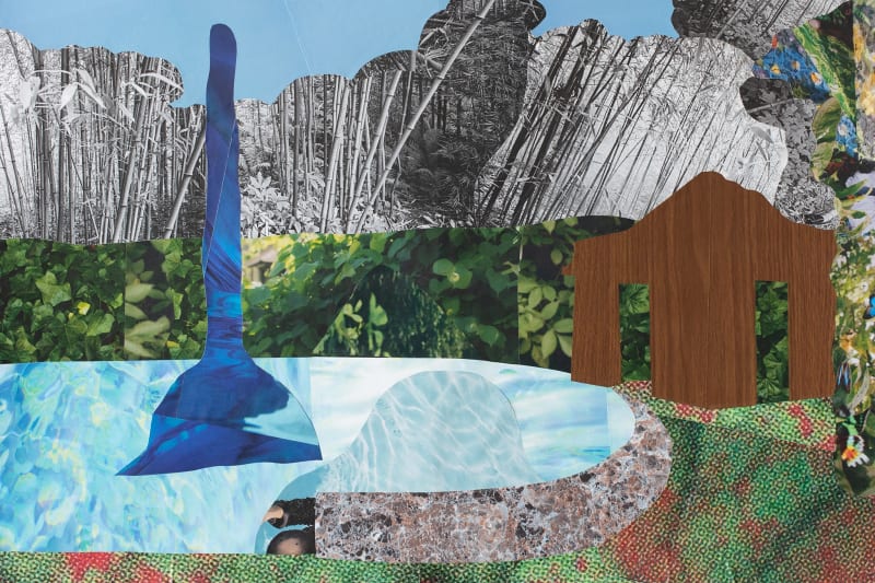 Vikky Alexander, Vue du Bosquet des Domes, 2021