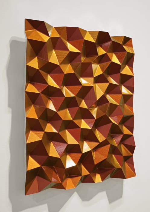 Christian Eckart, HEXAGONAL PERTURBATION- RED/ORANGE, 2011