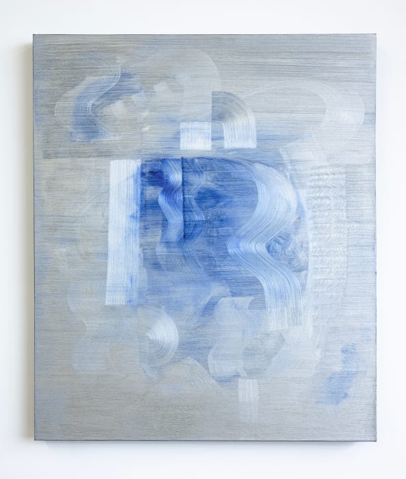 Chris Cran, Untitled (Silver and Blue), 2011