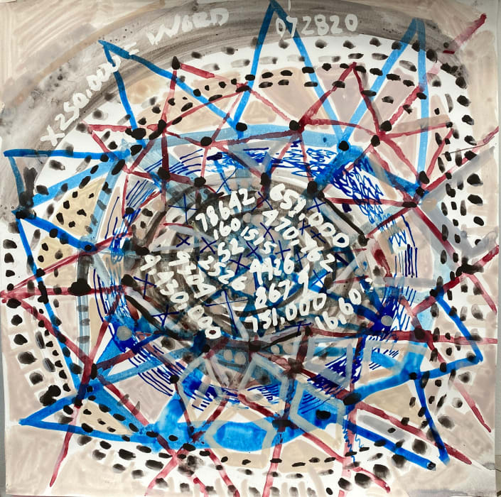 Fran Siegel, Chronicle drawing D12, 2022