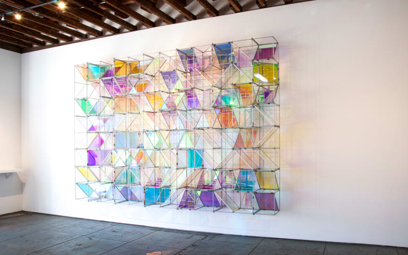 Christian Eckart, Dichroic Glass Field, 2016