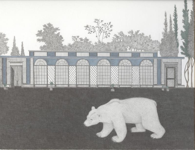 Vikky Alexander, Polar Bear at the Greenhouse, 2012