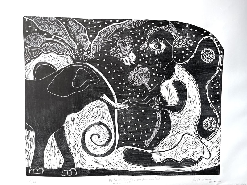 Alicia Zamora, Elefante, 2022