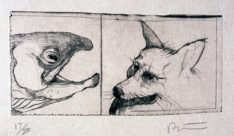 Rick Bartow (1946-2016), Conversation, 2000