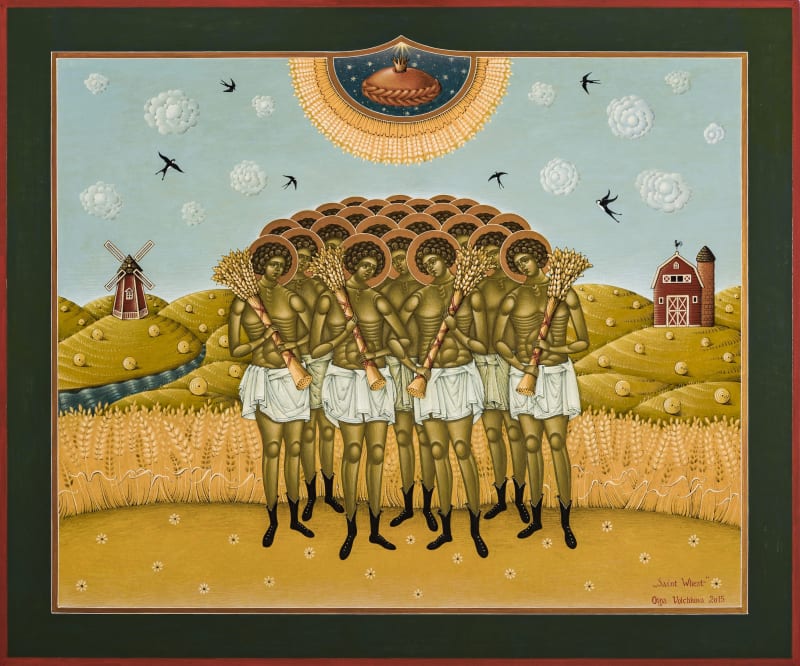 Olga Volchkova, Saint Wheat - Original and print available, 2015