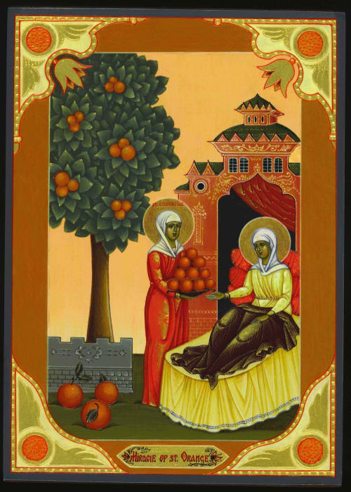 Olga Volchkova, Miracle of St. Orange - Print available