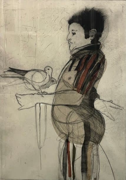 Adam Grosowsky, Boy with Bird, 1980s