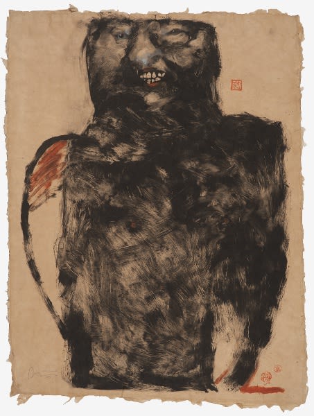 Rick Bartow (1946-2016), Untitled Crow/Self