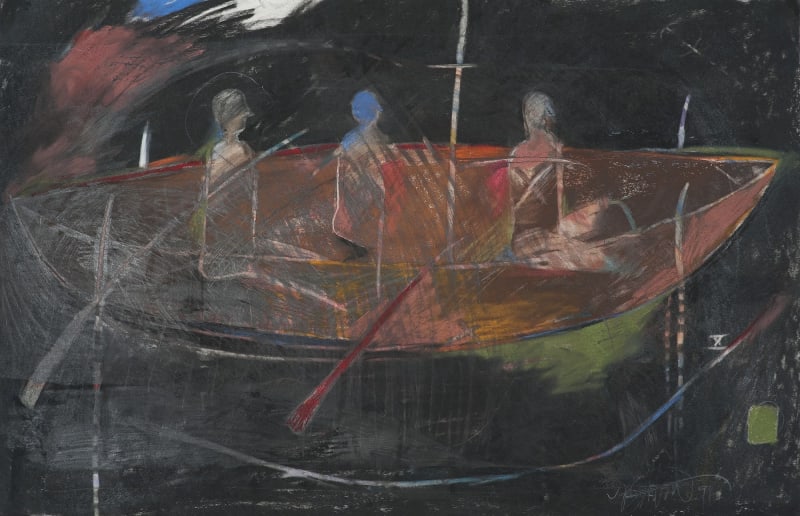 Rick Bartow (1946-2016), The Vessel Needn’t Move (From a Ritual), 1991