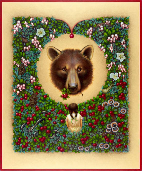 Olga Volchkova, Saint Bearberry - Original and print available, 2023