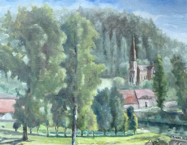 KARIN CLARKE, View from the Chateau Ground, 2022