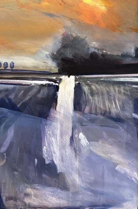 Adam Grosowsky, The End of Paths Taken #2 (Road at Dusk), 2025