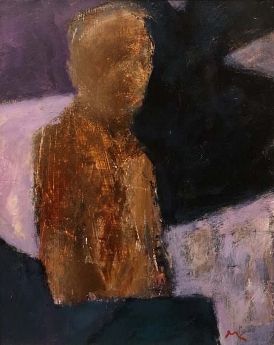 MARK CLARKE (1935-2016), Figure with Black Shape #15
