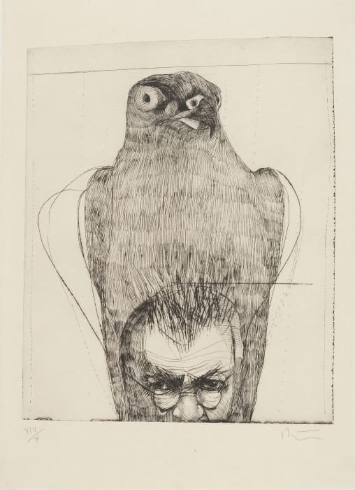 Rick Bartow (1946-2016), Me & Spegi, 2000