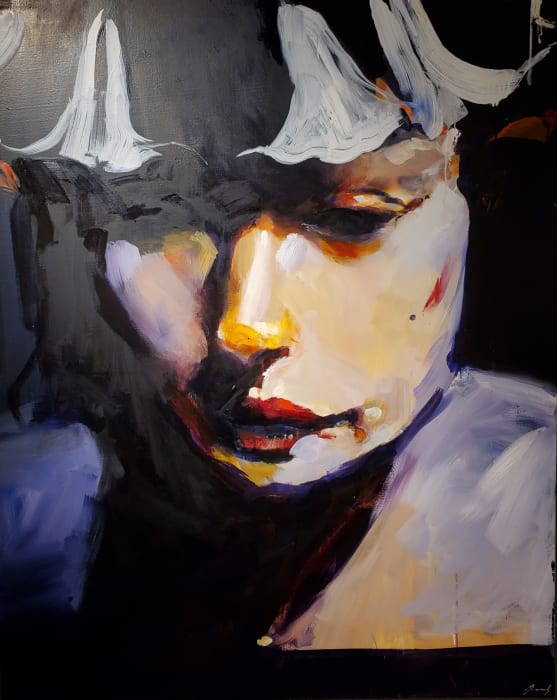 Adam Grosowsky, Child with Flower