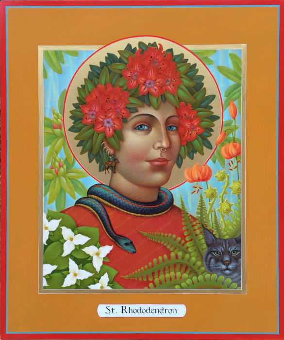 OLGA VOLCHKOVA, St. Rhododendron - Print available
