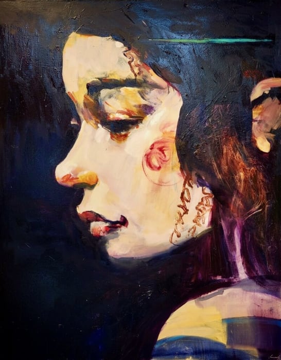 Adam Grosowsky, Head of a Girl, 2025