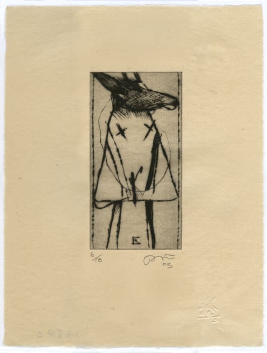 Rick Bartow (1946-2016), Lily’s Elk (Unframed edition), 2003