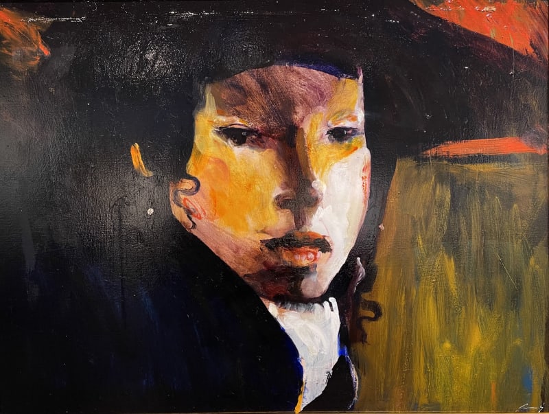 Adam Grosowsky, Child with Red Hat, 2023
