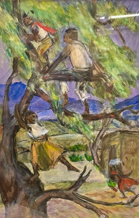 Anne Kutka McCosh (1902-1994), Untitled (Children in Tree)
