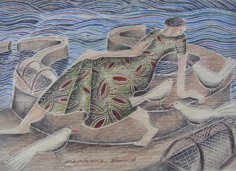 Madeleine Hand, With Creels and Gulls