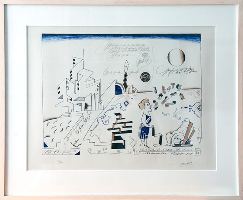 Saul Steinberg, Bauhaus, circa 1970