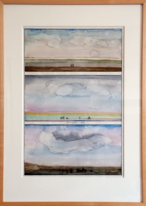Saul Steinberg, Three Landscapes, 1974